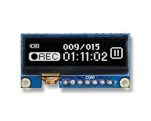 1.3' 128*40 الرسومات الموحدة Sh1106 SPI I2c OLED درجة حرارة واسعة