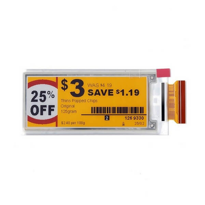 3.5'' أسود وأبيض 384*184 SSD1685 وحدة عرض LCD الورقية الإلكترونية