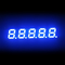 شاشة LED للانبعاث الأزرق كاثود مشترك 0.28 &quot;5 أرقام 200mcd