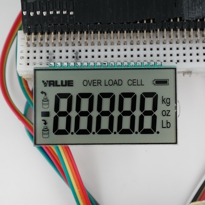 HTN 3.0V مخصص لوحة LCD متر صغير الرسم أحادية اللون شاشة عرض LCD