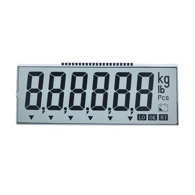 شاشة عرض LCD أحادية اللون 7 أجزاء TN HTN STN FSTN لمقياس المياه