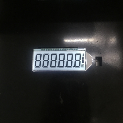 شاشة عرض LCD أحادية اللون 7 أجزاء TN HTN STN FSTN لمقياس المياه